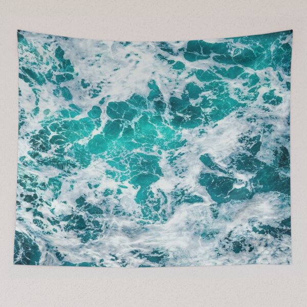 Item preview, Cool blue ocean waves designed and sold by Bodda01.