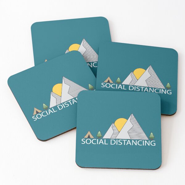 Item preview, Social distancing colored outdoor designed and sold by CokeyPanda.