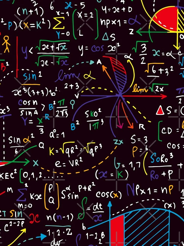 Thumbnail 4 of 4, Samsung Galaxy Phone Case, Colorful Math Formulas designed and sold by BluePlanet.