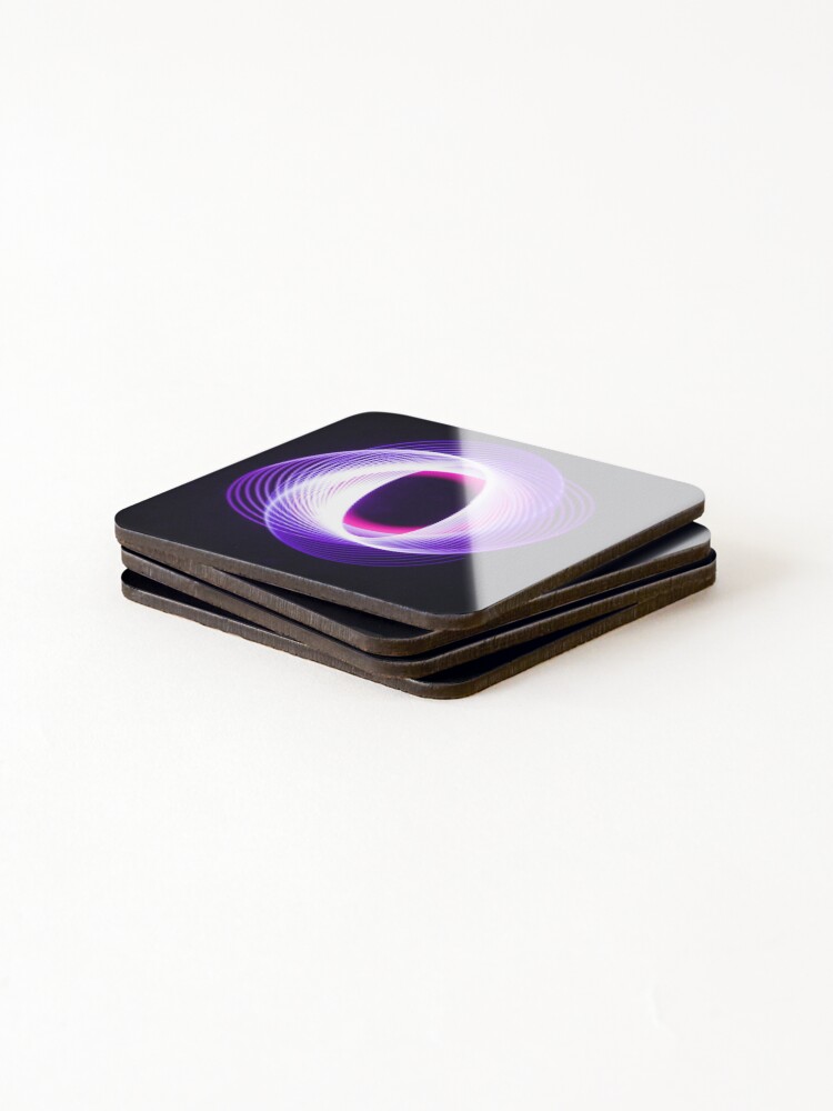 Thumbnail 4 of 5, Coasters (Set of 4), LoopMe designed and sold by BorderLoopLab.