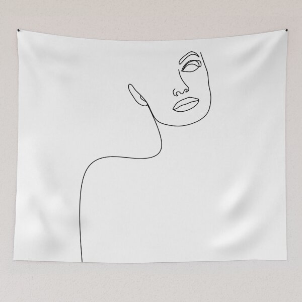 Item preview, Female line drawing designed and sold by OneLinePrint.