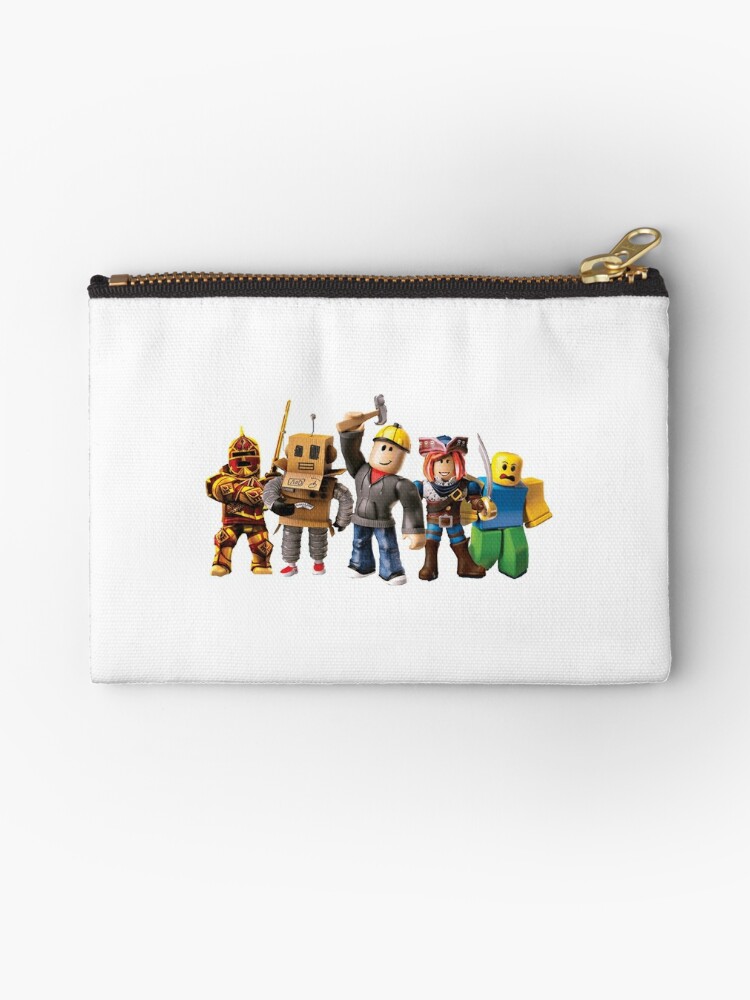 Roblox Game Characters Zipper Pouch By Affwebmm Redbubble - roblox robux zipper pouches redbubble