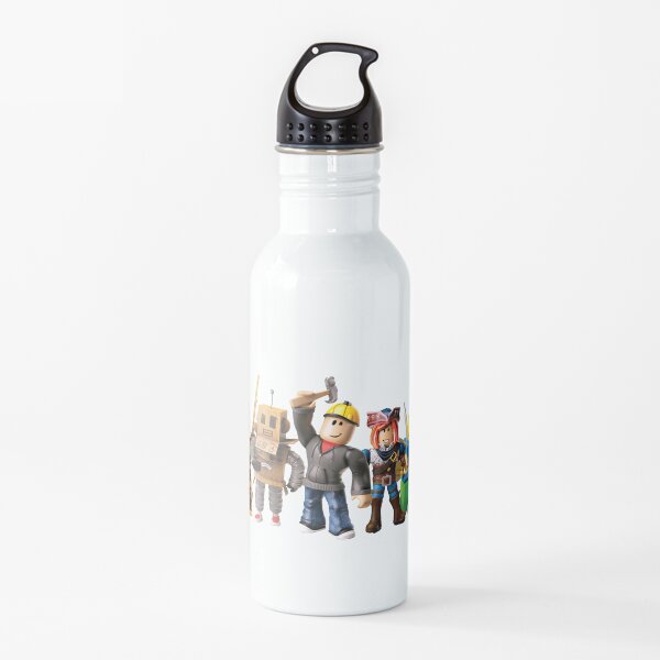 Piggy Roblox Characters Water Bottle Redbubble - game with kev scary stories roblox