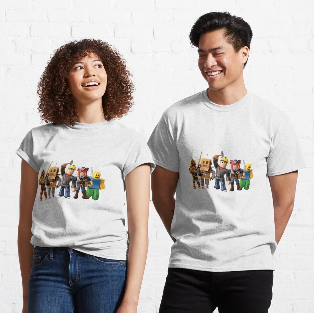 Roblox Game Characters T Shirt By Affwebmm Redbubble - technoblade roblox