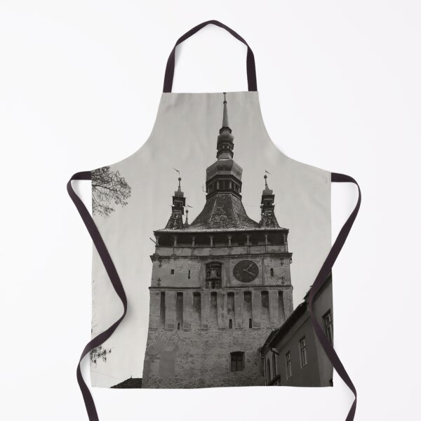 Item preview, Black and white clock tower designed and sold by IlonaP99.