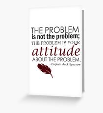 The Problem Greeting Card