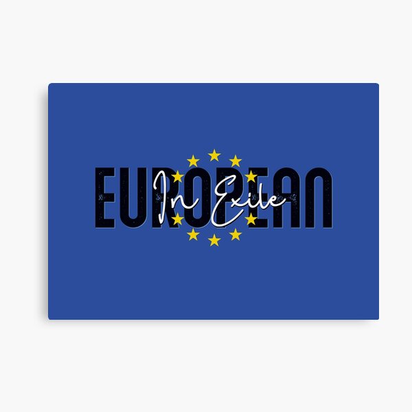 European in Exile Canvas Print
