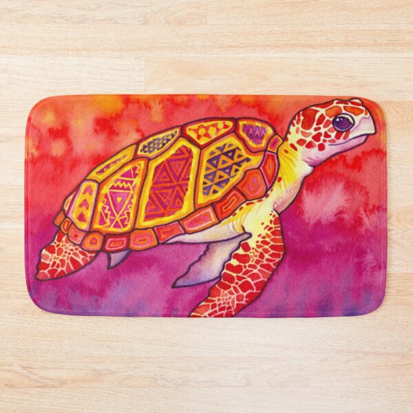 Item preview, colored turtle cool artwork designed and sold by Urbo Panda.