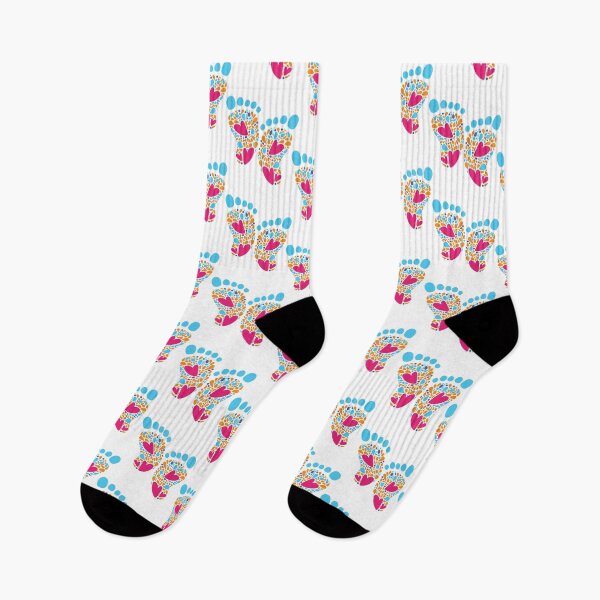 Item preview, Cute Little Colorful Baby Feet designed and sold by masterbones.