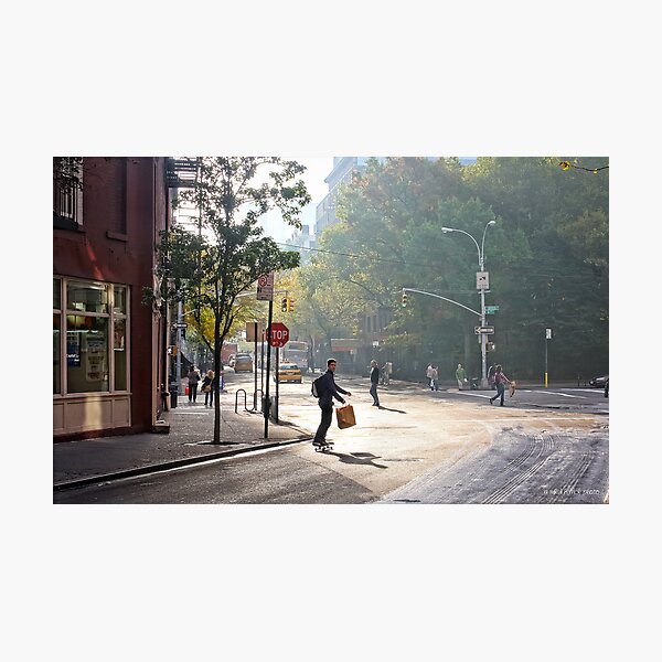 Skateboard Commuter Photographic Print