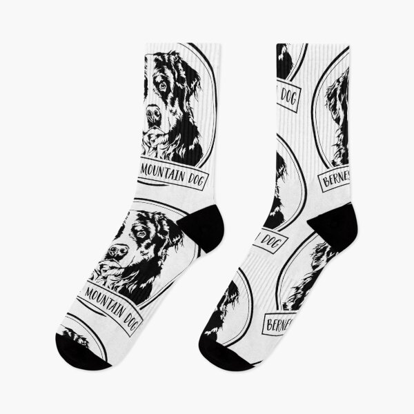 Item preview, Funny Bernese Mountain Dog Berner Sennenhund dog portrait designed and sold by dogarts.