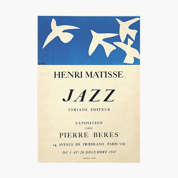Item preview, Henri Matisse Exhibition poster 1947 designed and sold by DejaVuStudio.