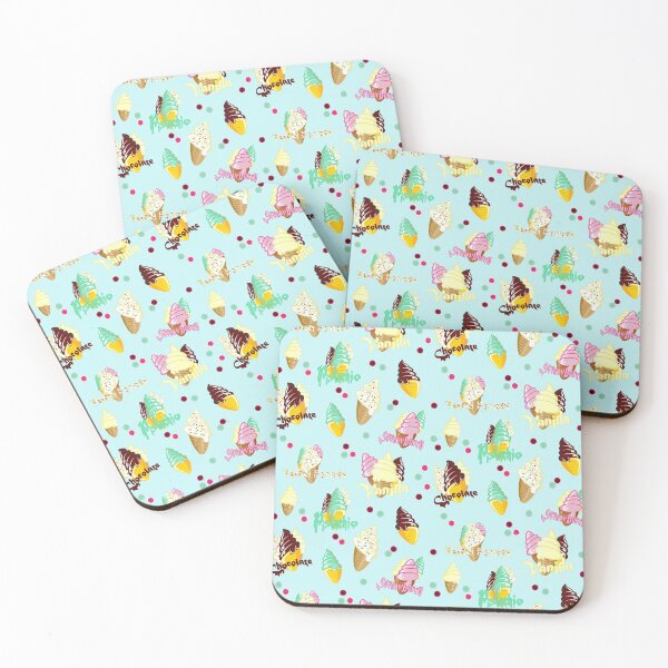 Aperçu de l'œuvre en quelque sorte, les souvenirs de mon enfance se sont retrouvés avec une touche très rétro. Je travaille actuellement sur une collection de designs pour complimenter 'Icecreams'. créée et vendue par FlowerCloud.
