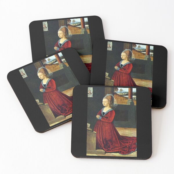 Item preview, Kniende Stifterin Detail - Petrus Christus - c1460 designed and sold by CrankyOldDude.