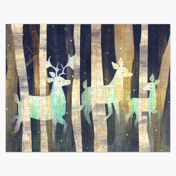 Ghost Deer Jigsaw Puzzle