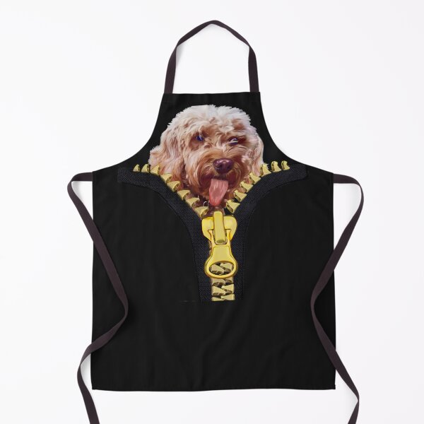 Item preview, Doggy in my pocket - Cavapoo Cavoodle puppy dog sticking it’s tongue out - cute cavalier king charles spaniel designed and sold by Artonmytee.