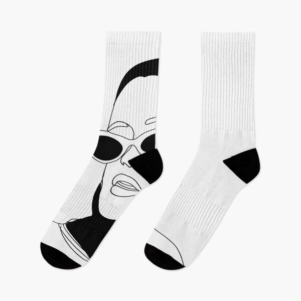 Item preview, fashion girl glamour line art. Woman line drawing designed and sold by OneLinePrint.