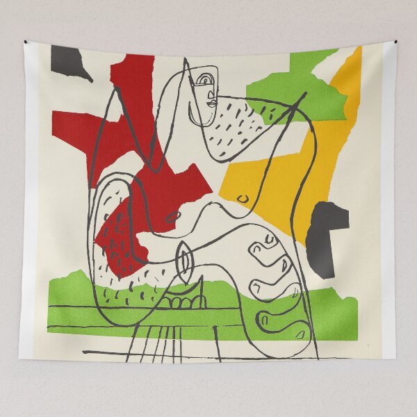 Item preview, Le Corbusier Exhibition poster designed and sold by DejaVuStudio.