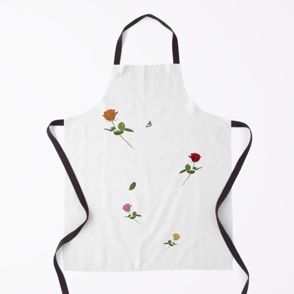 Item preview, Four Roses and a Butterfly. White background designed and sold by MindTravel.