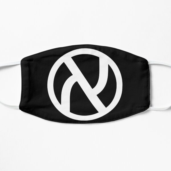 Jewish Anarchist Symbol (White) Flat Mask