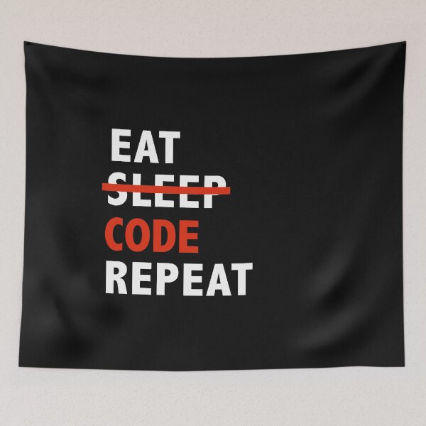 Item preview, Eat No Sleep Code Repeat Computer Science Nerd Geek designed and sold by losttribe.