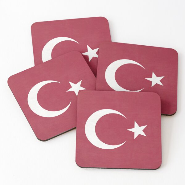 Item preview, Turkey Flag designed and sold by Leslie Montgomery Art.
