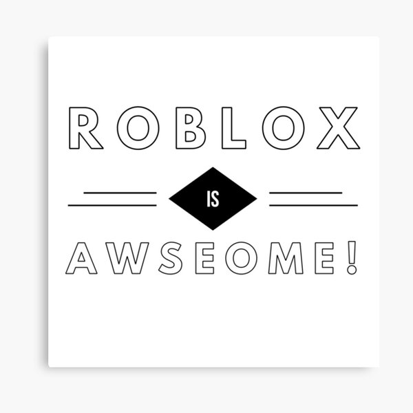 Lienzos Roblox Redbubble - lienzos roblox juego redbubble