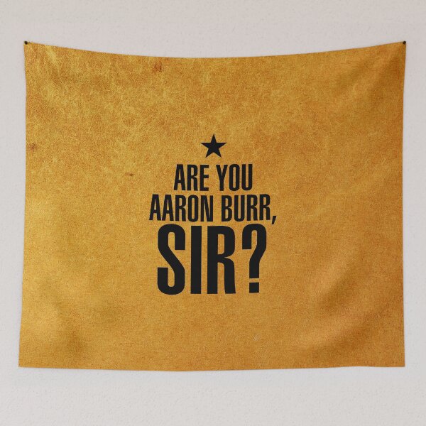 Item preview, Are you Aaron Burr, sir? (funny musical quote for historical hamilfans) designed and sold by frikybomb.