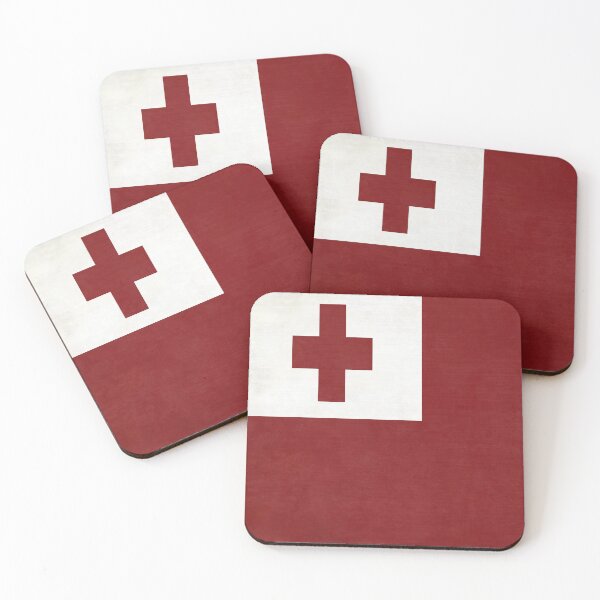 Item preview, Tonga Flag designed and sold by Finding Fortuity.