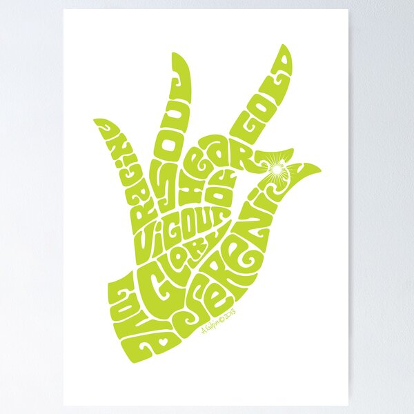 Item preview, heart in hand in bright yellow lime designed and sold by aygeartist.