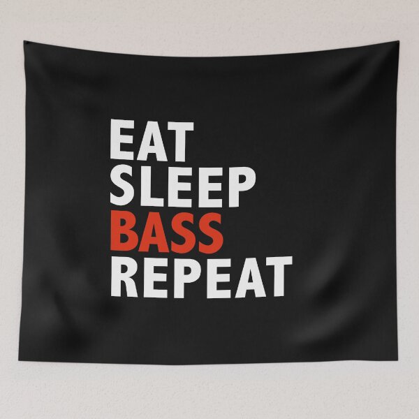 Item preview, Eat Sleep Bass Repeat Bass Player Musicians designed and sold by losttribe.
