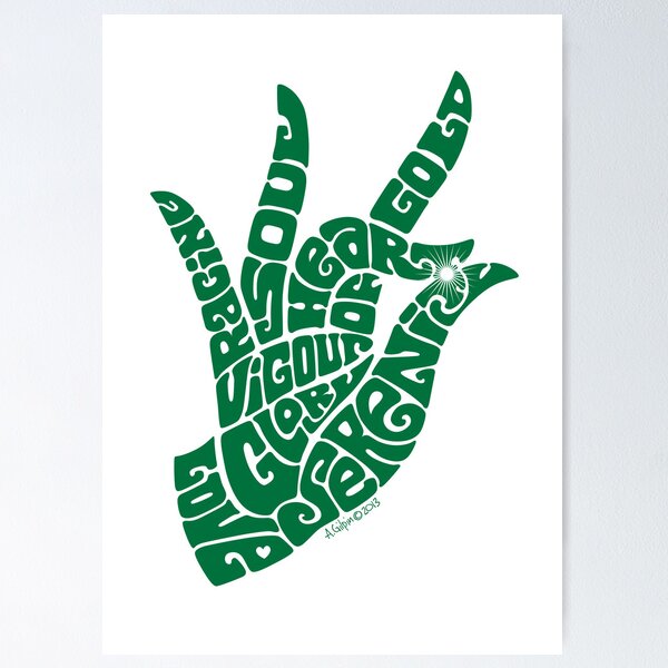 Item preview, heart in hand in bright emerald designed and sold by aygeartist.