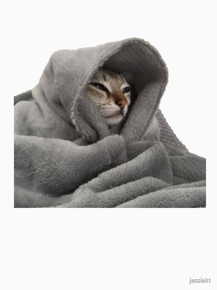 "cute burrito blanket cat meme " Tshirt by jessiekt Redbubble