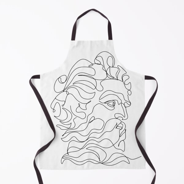 Item preview, Poseidon Man line illustration. Line darwing. designed and sold by OneLinePrint.
