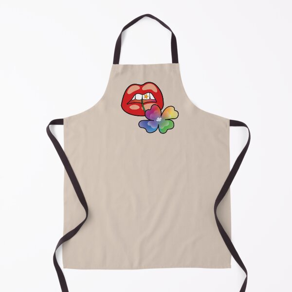 Item preview, RUNAWAY STEPH Design Red Rainbow Clover Mouth Classic T-shirt designed and sold by RunawaySteph.