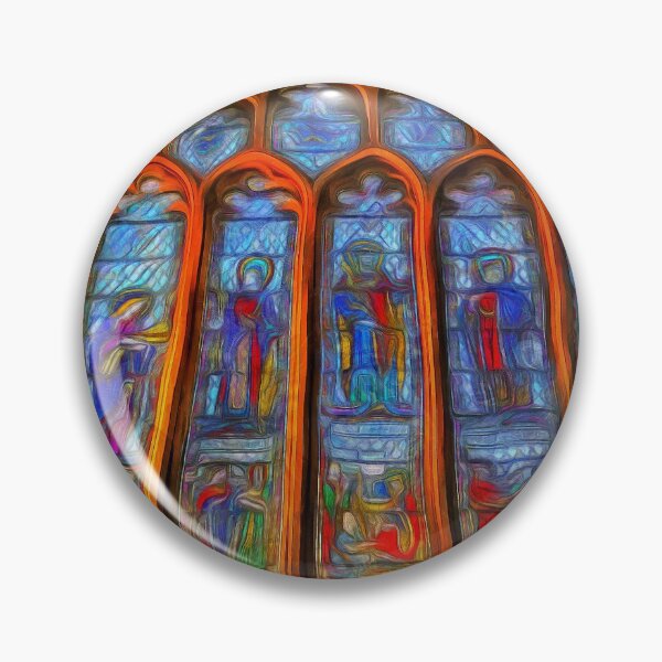 Item preview, Stained Glass Van Gogh designed and sold by Londonimages.