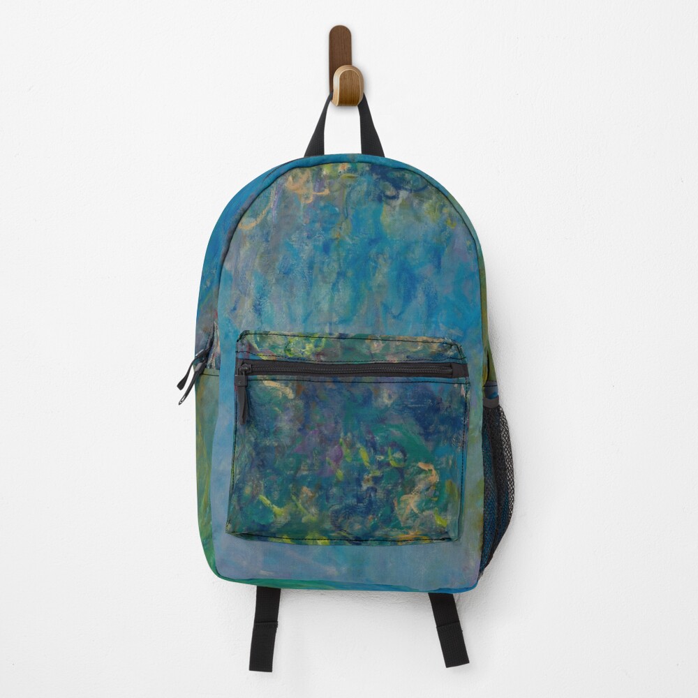 Wisteria by Claude Monet 1925 Backpack