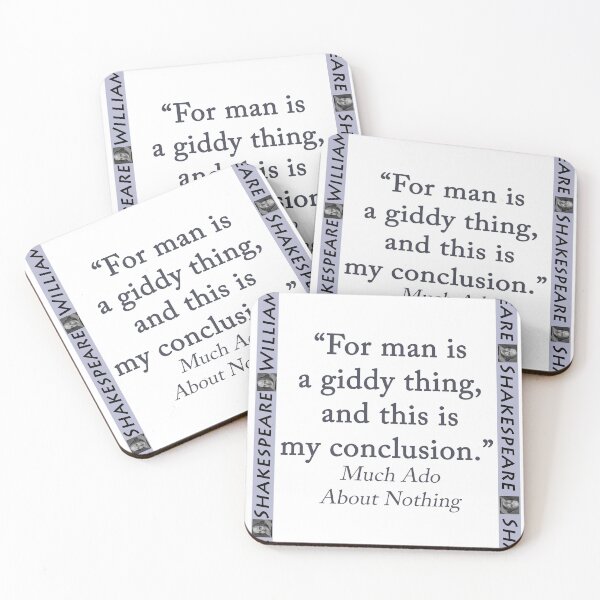 Item preview, For Man Is A Giddy Thing - Shakespeare designed and sold by CrankyOldDude.