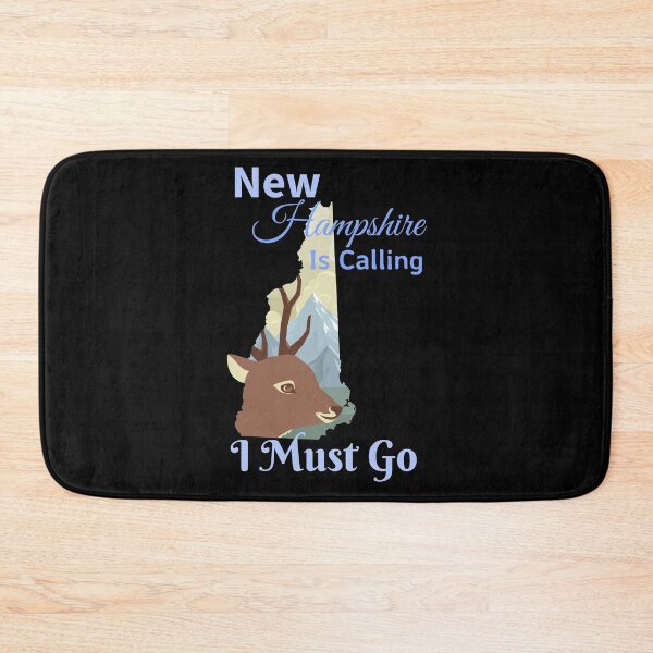 Item preview, New Hampshire is Calling I Must Go Design designed and sold by Paula Helit.