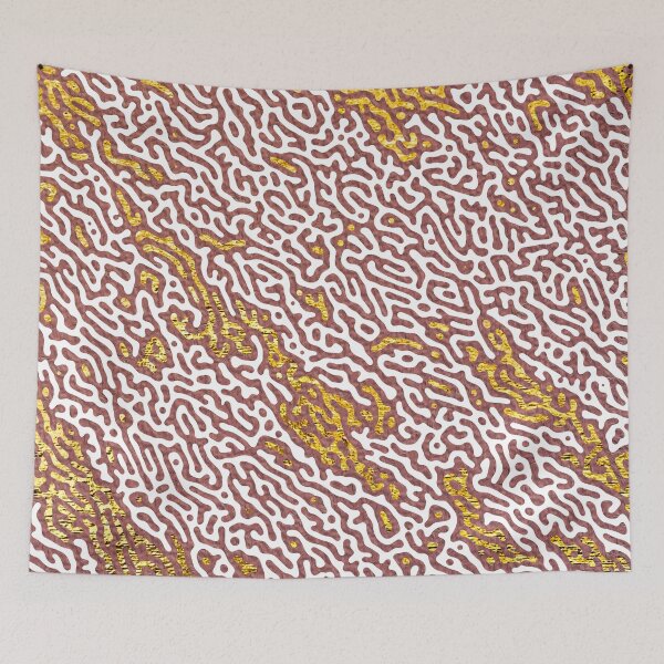 Item preview, Gold and Brown Sand Dune Desert designed and sold by maak-and-illy.