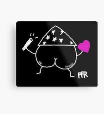 The Butt Wizard Metal Print