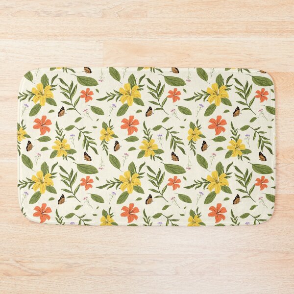Item preview, Vintage Flower and Butterfly Pattern designed and sold by parazitgoodz.