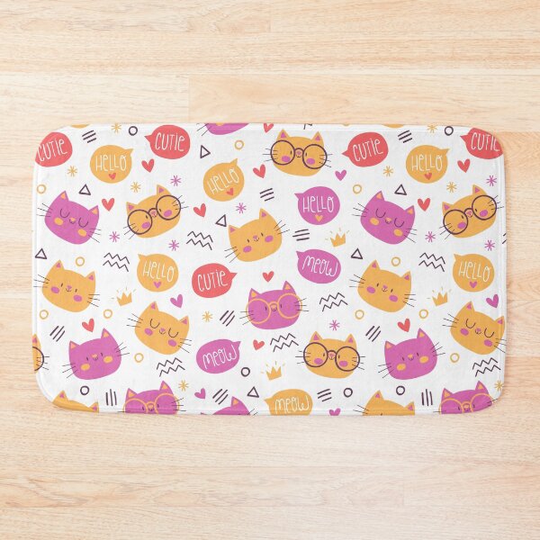 Item preview, Cute Hand Drawn Cat Pattern designed and sold by parazitgoodz.