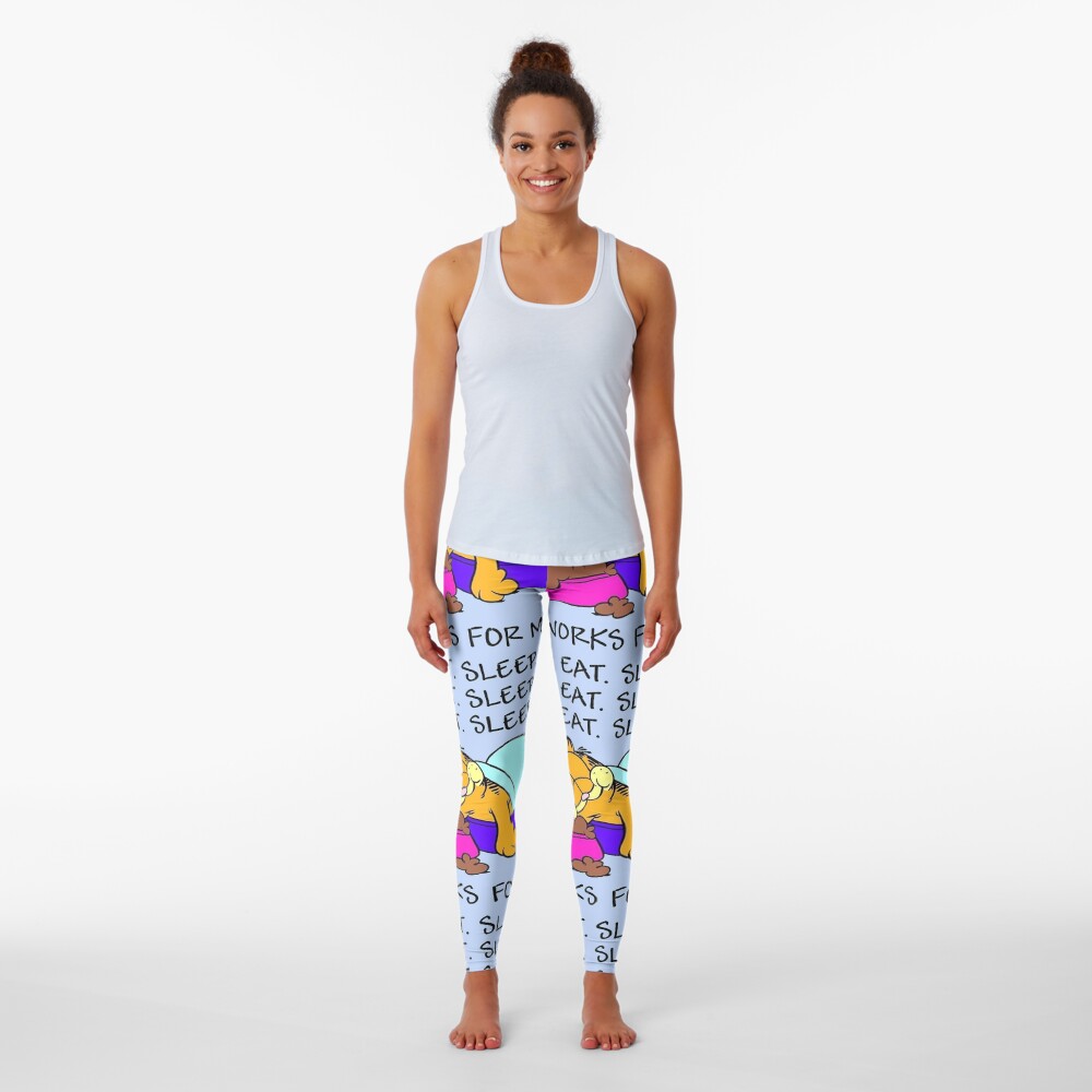 Garfield Eat Sleep Leggings