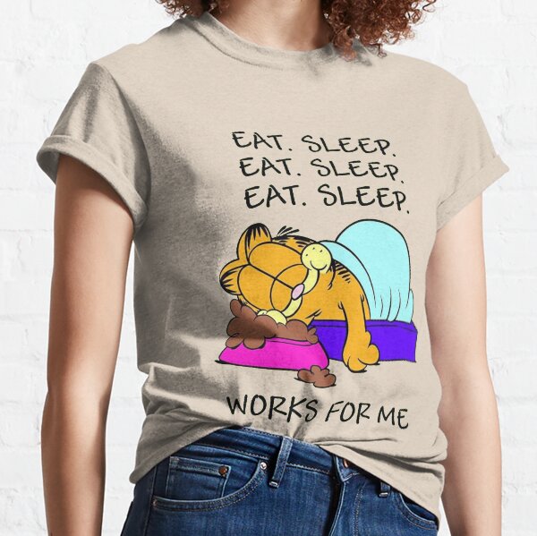Garfield How I Roll Adult Tank Top T-shirt