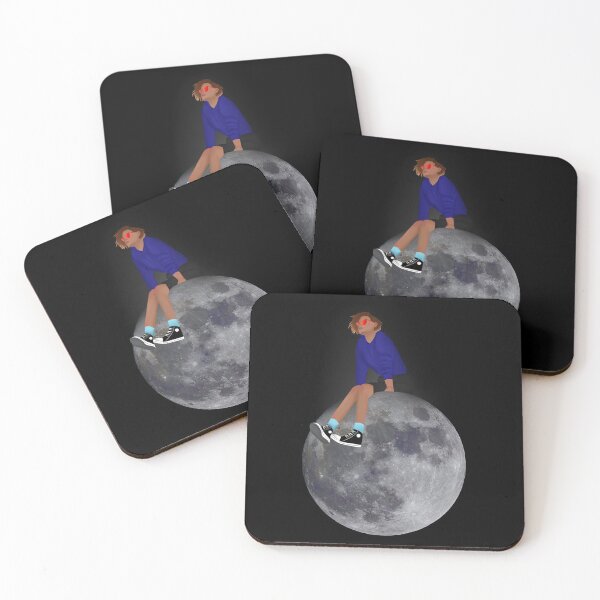 Item preview, Girl sitting on the moon designed and sold by WAVE Store.