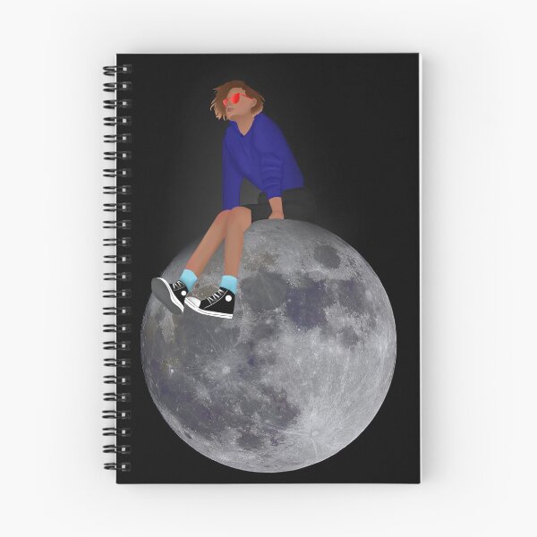Item preview, Girl sitting on the moon designed and sold by WAVE Store.
