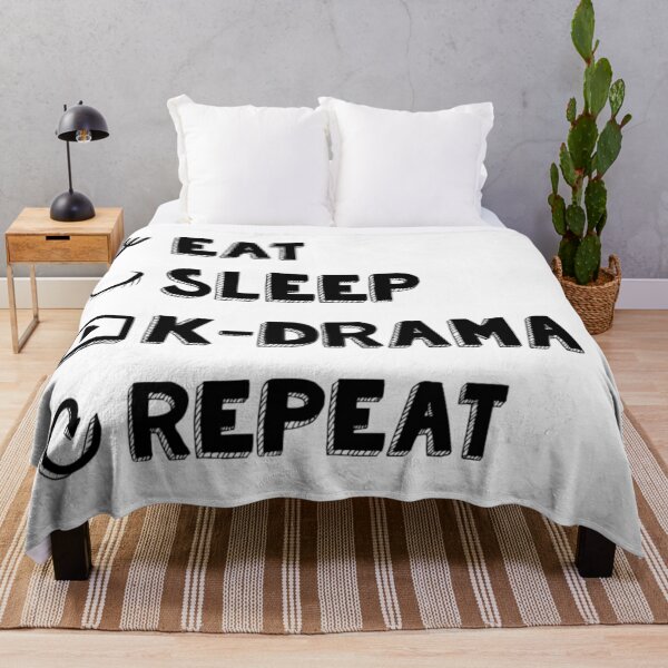 Item preview, eat, sleep, k-drama, repeat designed and sold by bluevea.