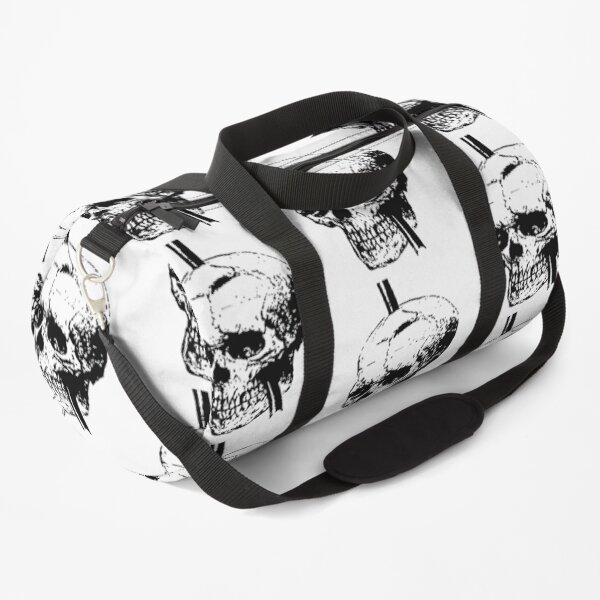 Skull of Phineas Gage With Tamping Iron Duffle Bag