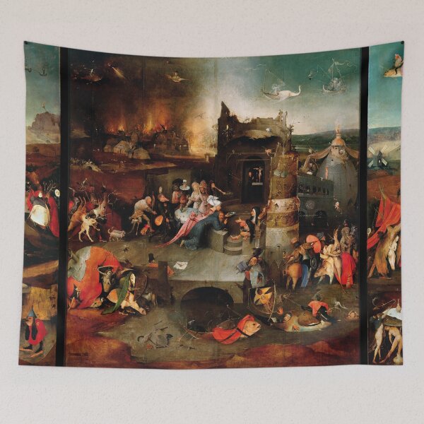 Artikelvorschau, Triptychon der Versuchung des Heiligen Antonius von Hieronymus Bosch entworfen und verkauft von BulganLumini.